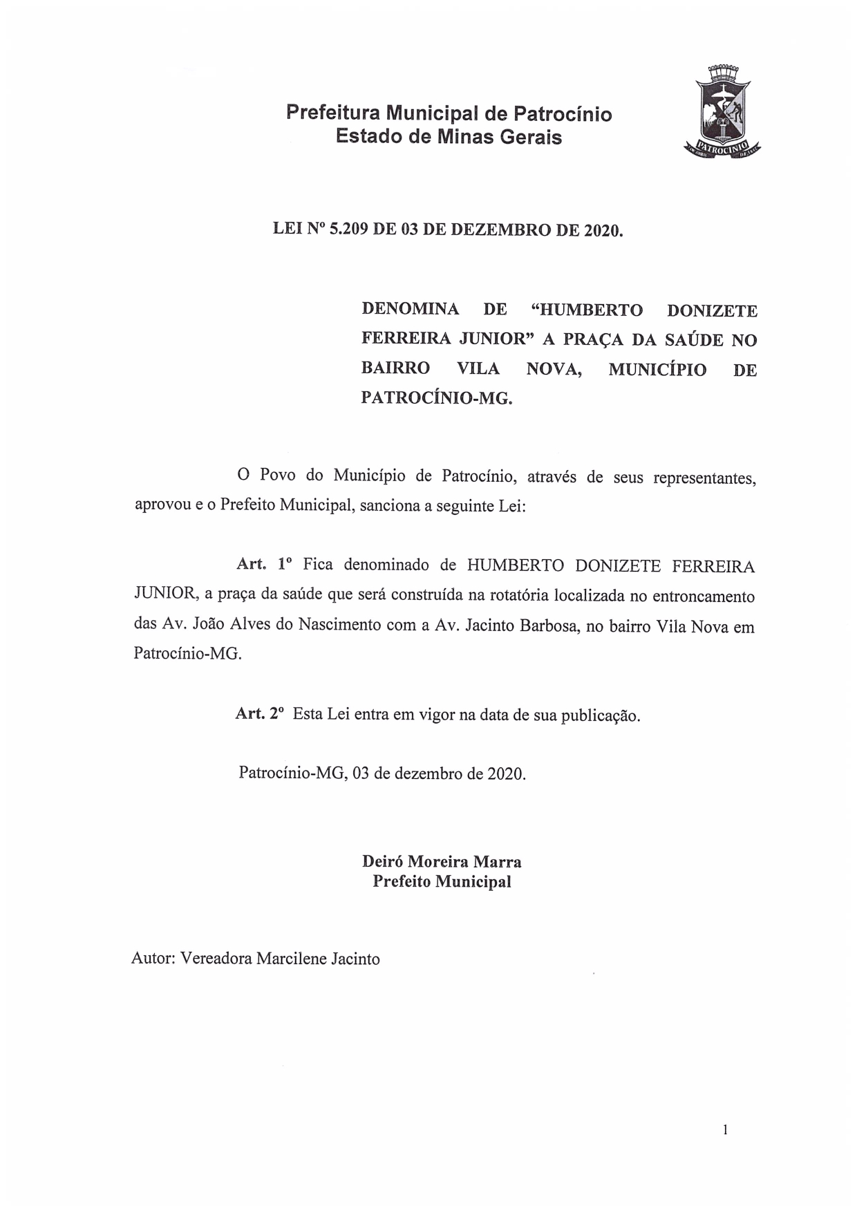 Lei nº 5,209/20