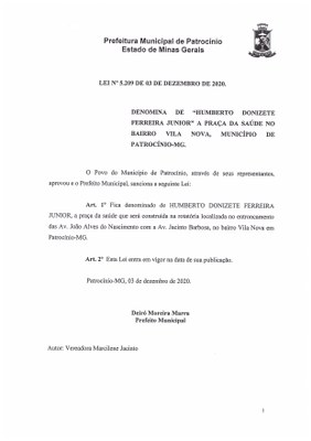 Lei nº 5,209/20