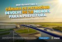 Câmara de Patrocínio anuncia devolução histórica de R$ 7,811 milhões para construção de viaduto na MG-230
