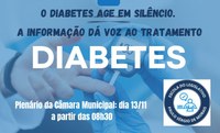 Câmara Municipal de Patrocínio realiza evento de conscientização sobre o Diabetes