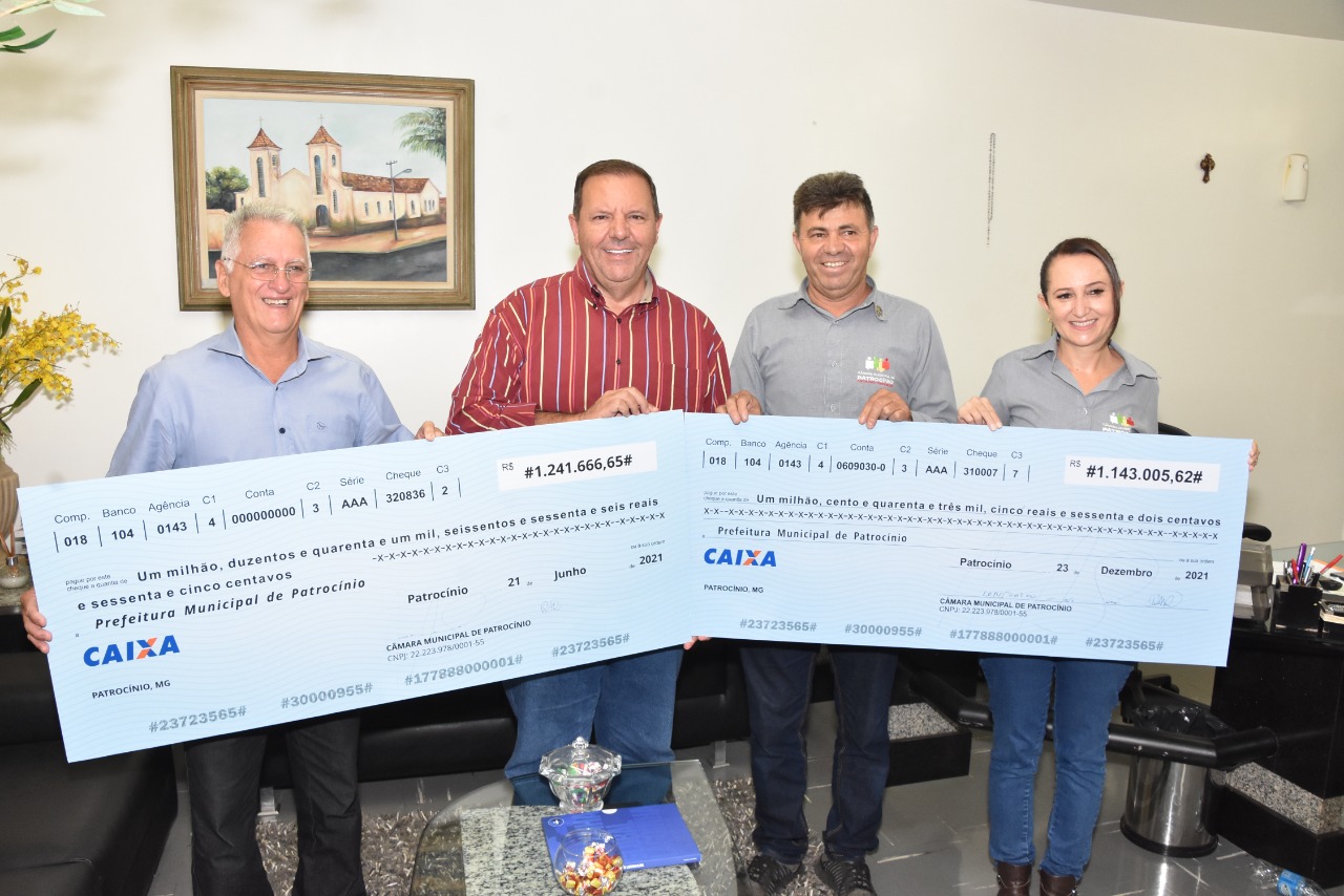 Câmara Municipal devolve ao Executivo mais de dois milhões de reais em 2021