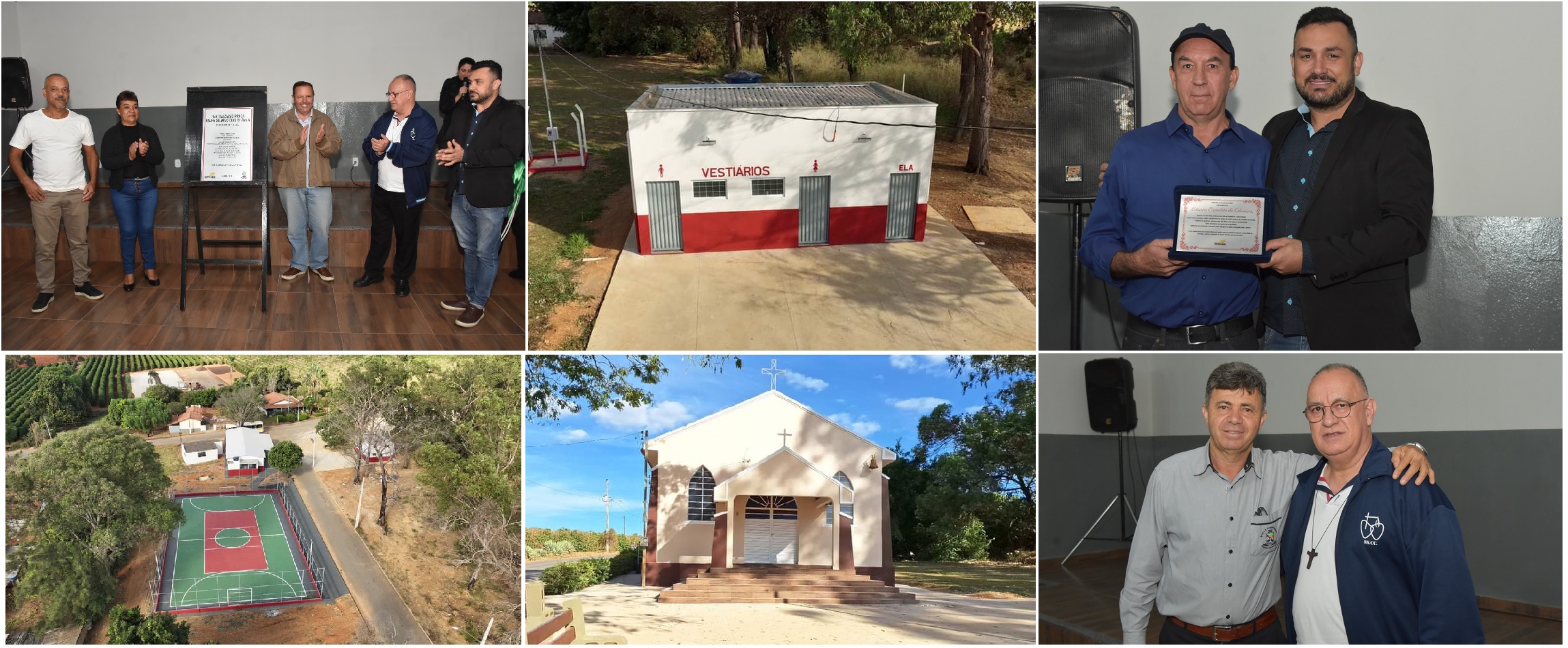 COMUNIDADE DE BOA VISTA RECEBE NOVAS OBRAS NO CENTRO SOCIAL, QUADRA ESPORTIVA E NA PRAÇA