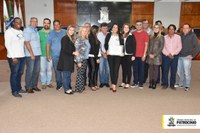 Escola Honorato Borges e Laboratório Núcleo recebem Moção de Aplausos durante a 22ª Reunião Ordinária