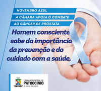 NOVEMBRO AZUL: APOIAMOS ESTA CAUSA