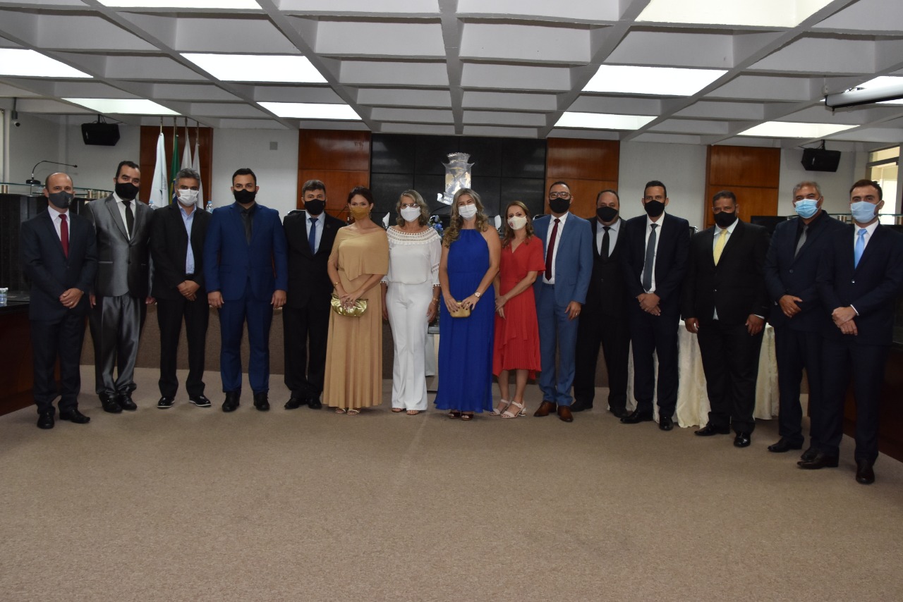 Posse dos vereadores eleitos para o mandato 2021-2024