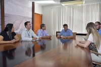 Presidente da Câmara recebe representantes do Senac de Patrocínio