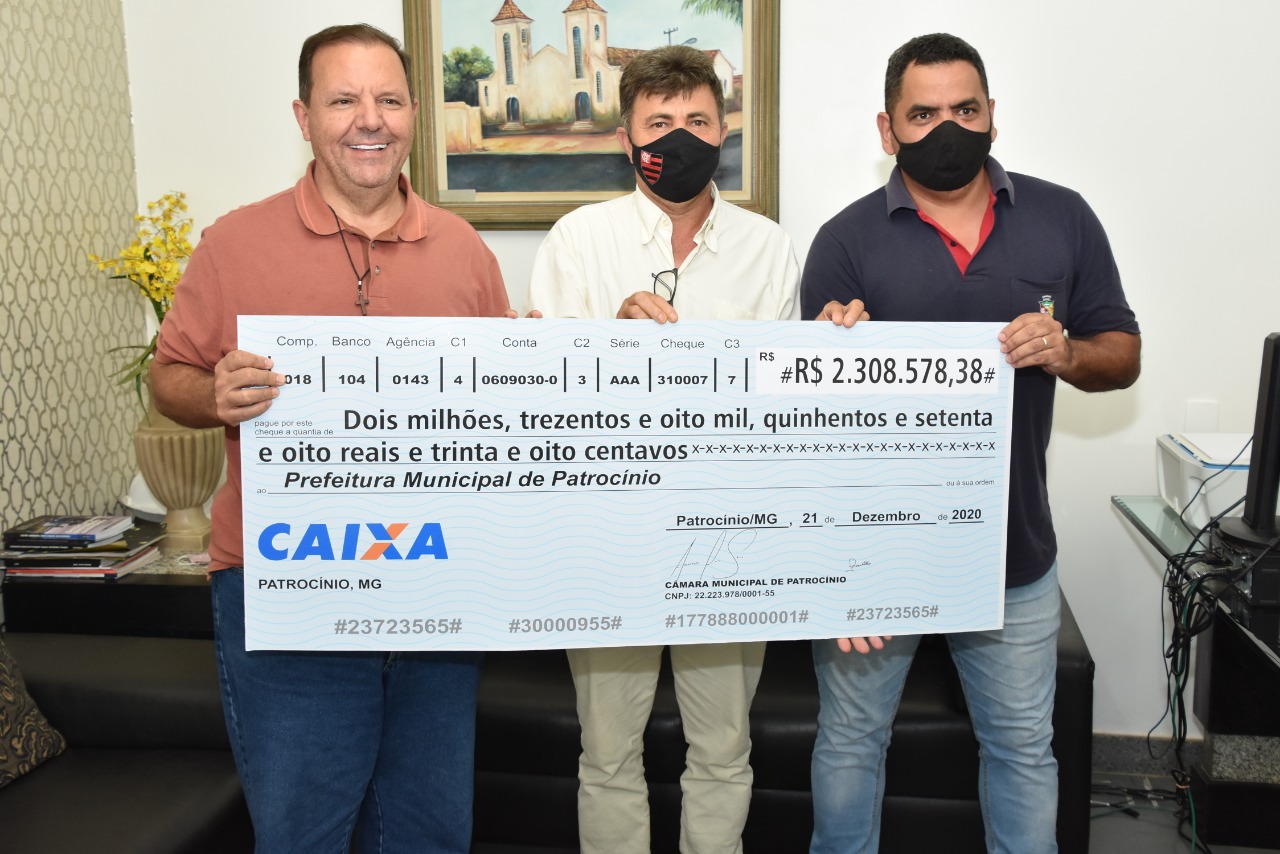 Câmara Municipal de Patrocínio realiza a maior devolução da história