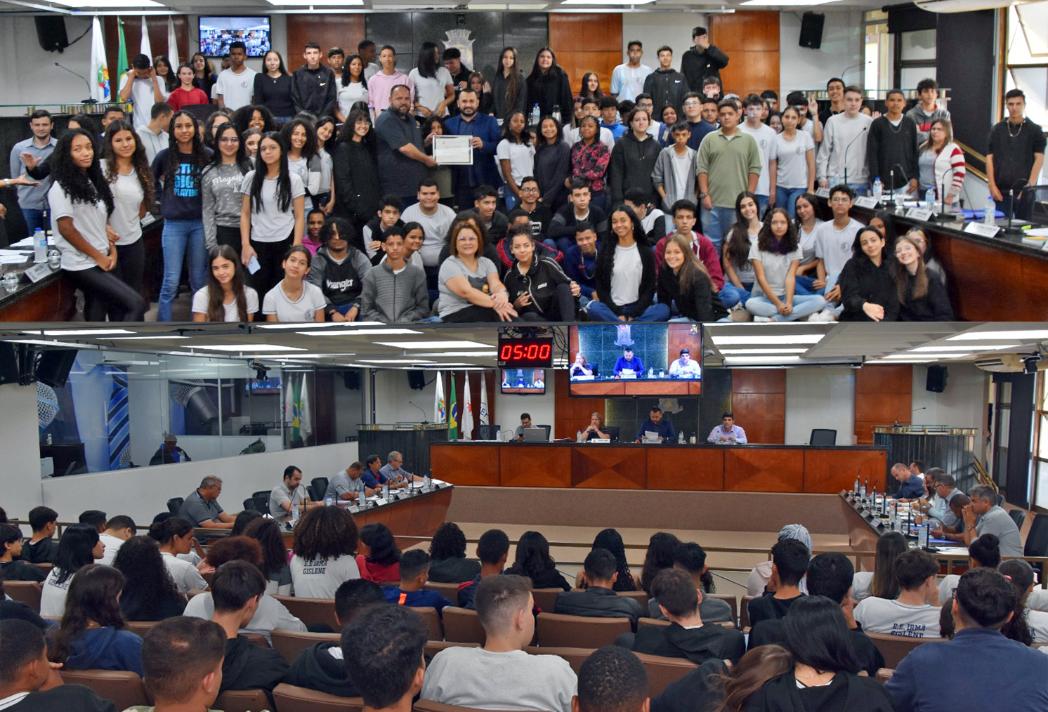 PROJETOS DE LEI QUE DISPÕEM SOBRE O PLANO DE CARGOS E CARREIRAS DE SETORES DA PREFEITURA MUNICIPAL FORAM APRESENTADOS DURANTE A 12ª REUNIÃO DA CÂMARA