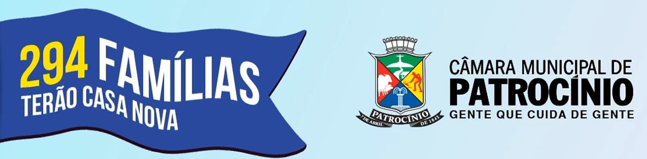 Tem trabalho da Câmara Municipal de Patrocínio 