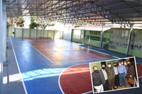 TG-04-020 inaugura quadra coberta