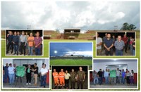 VEREADORES PARTICIPAM DE INAUGURAÇÃO DAS CABINES DE TV DO ESTÁDIO MUNICIPAL PEDRO ALVES DO NASCIMENTO