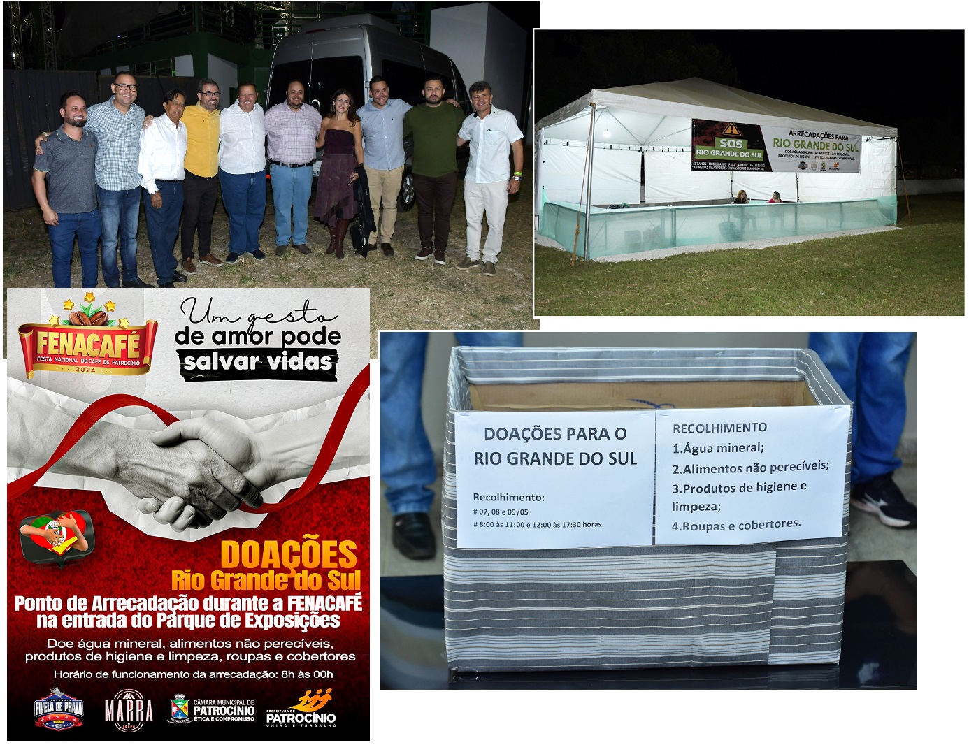 VEREADORES PRESTIGIAM ABERTURA OFICIAL DA FENACAFÉ 2024