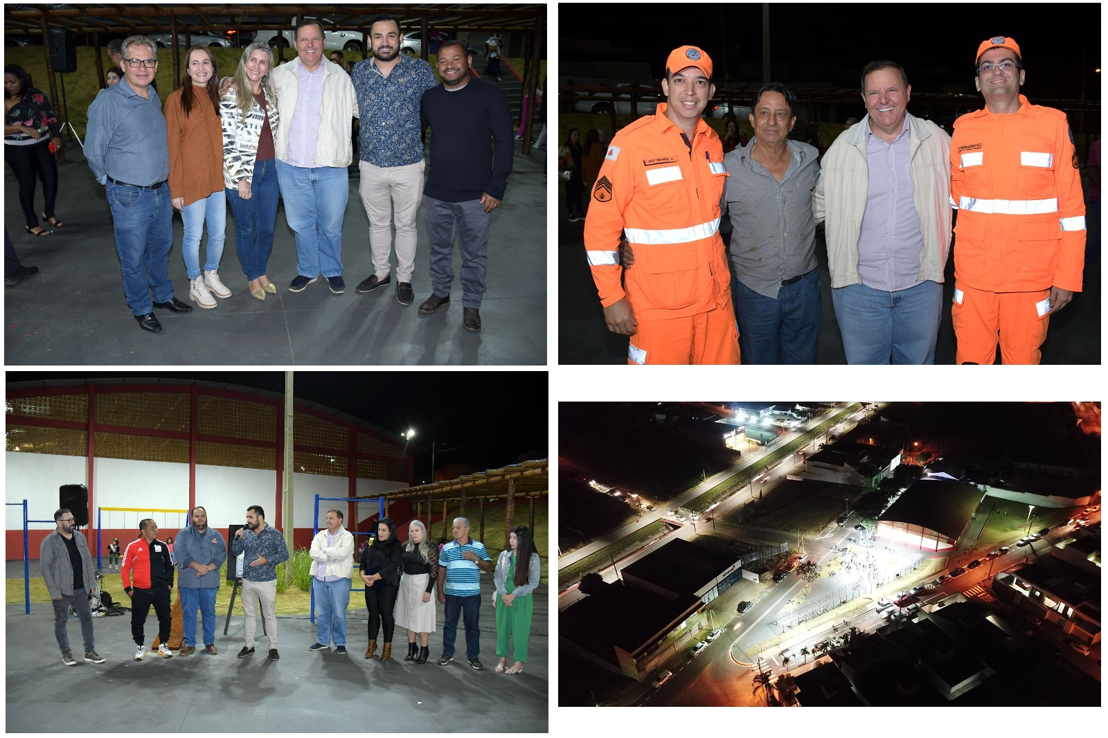 Vereadores prestigiam inauguração da nova praça de convivência “Clayton Rodrigues Caixeta”