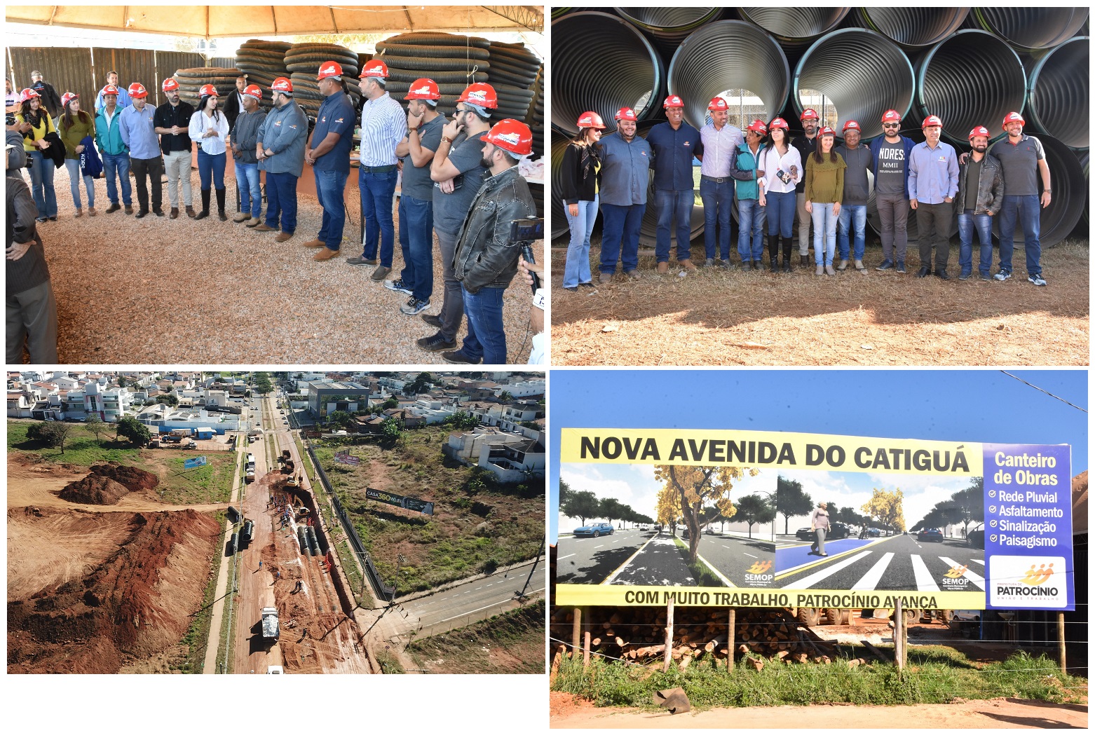 Vereadores visitam obras das avenidas sanitárias, banco de sangue e centro de especialidades médicas