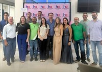 VEREADORES VISITAM OBRAS DO HOSPITAL DO CÂNCER DE PATROCÍNIO E SE COLOCAM À DISPOSIÇÃO DA INSTITUIÇÃO